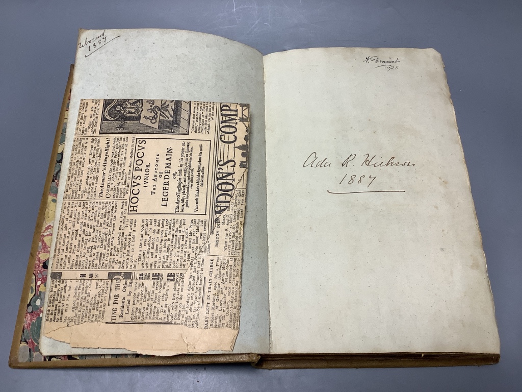 Saunders, Richard, Physiognome and chiromancie, metoposcopie, the symmetrical proportions of moles on the body, vintage by H.Brugis, for Nathaniel Brook, London 1671, later binding